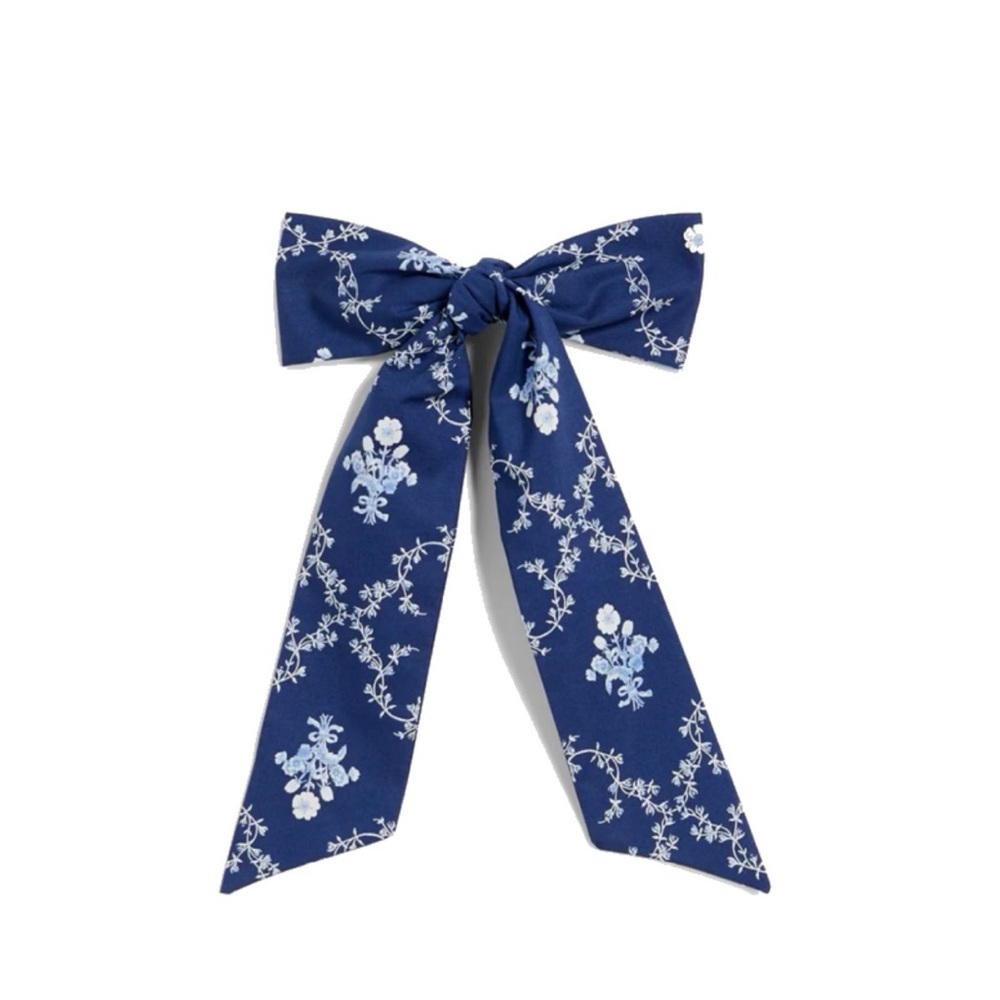 ISO: Hill House Belle Bow - Navy Trellis
